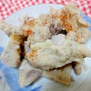 京芋と豚肉の味噌煮